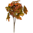 11-Inch Autumn Maple Leaf Bush - Home & Living >> Artificial Flowers - by Gerson