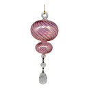 Dusty Rose Swirled Finial Ornament