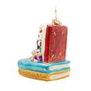 Christopher Radko Little Gem Glass Ornament - Santa’s Book Nook