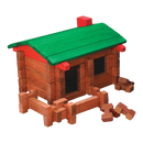 Rustic Summer Log Cabin Building Toy