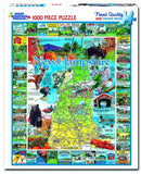 Best of New Hampshire - 1000 Piece Jigsaw Puzzle - Toy Shoppe >> Puzzles - by White Mountain Puzzles