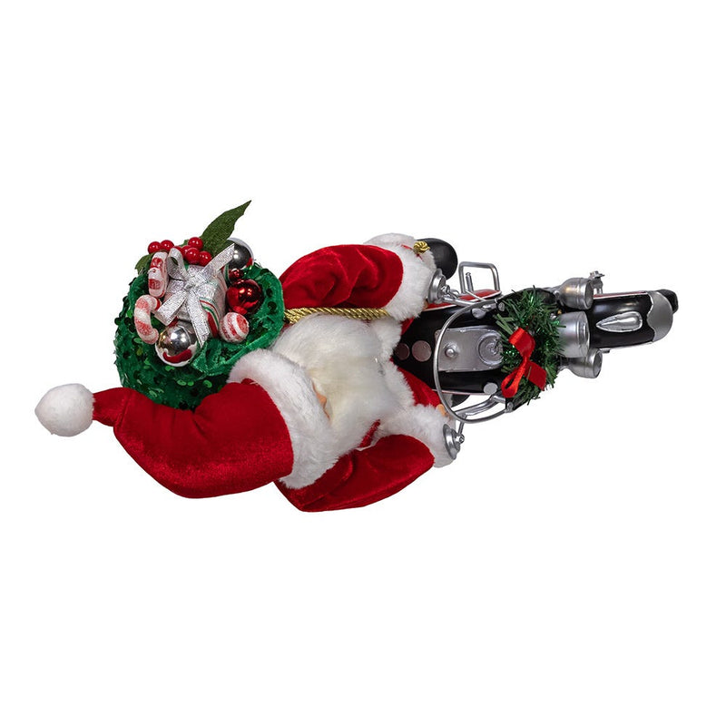 KSA Kringles Motorcycle Santa - 14 Inch