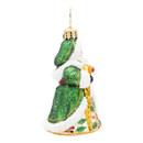 Christopher Radko Little Gem Glass Ornament - Deerly Beloved Santa