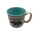 Mama Bear - Drip Glaze Mug - Aqua