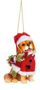 Santa Paws - Dog Ornament - Gold Retriever
