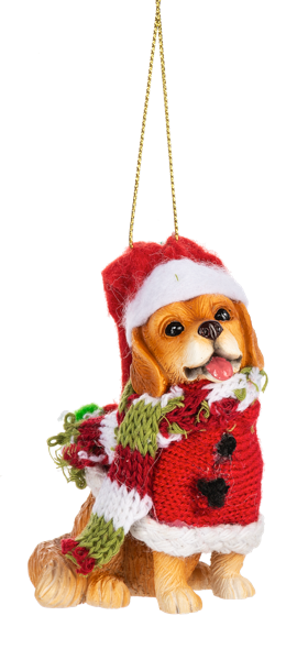 Santa Paws - Dog Ornament - Gold Retriever