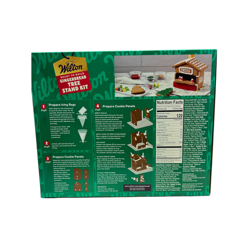 Wilton Ready To Build Gingerbread Tree Stand Kit