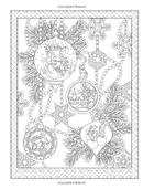 Christmas Ornaments Coloring Book - Gift Shoppe >> Book Nook >> Childrens - by Creative Haven - view 2