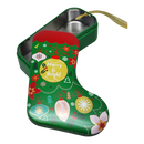 Christmas Stocking Cookie Tin Ornament - Merry & Bright