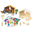 Nativity Scene Wood Paint Set - Toy Shoppe >> Arts & Crafts - by Masterpiece Puzzle - view 3