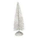 Radiant 9" White Bottle Brush Tree