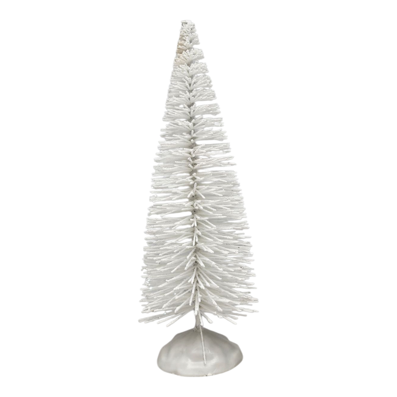 Radiant 9" White Bottle Brush Tree