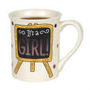 Gender Reveal Heat Mug - It's a Girl - The Country Christmas Loft