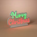 Lighted Infinity Mirror - Merry Christmas