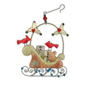 Cardinal Sleigh Ornament