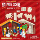 Nativity Scene Wood Paint Set - Toy Shoppe >> Arts & Crafts - by Masterpiece Puzzle