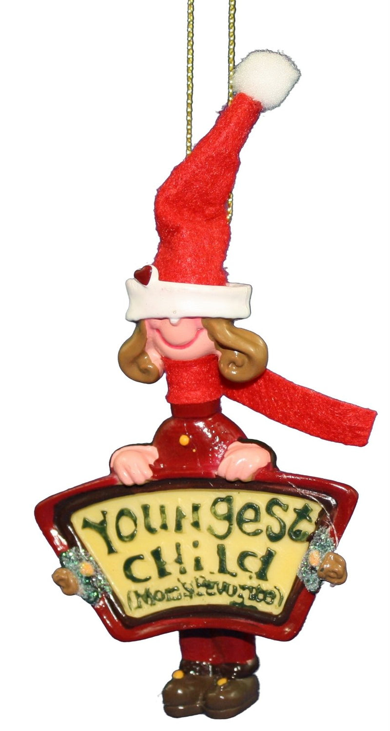 3.5 Inch Mom's Favorite Ornament - First Girl - The Country Christmas Loft