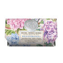 Wild Hydrangea Large Bath Soap Bar - Bath Shoppe >> Soaps - by Michel Design Works