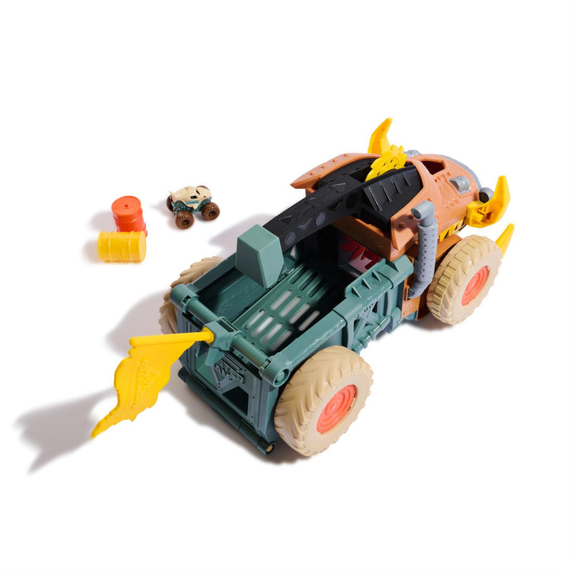 Monster Jam Mini Jam Megalodon Mad Hog Chomper and Monster Truck