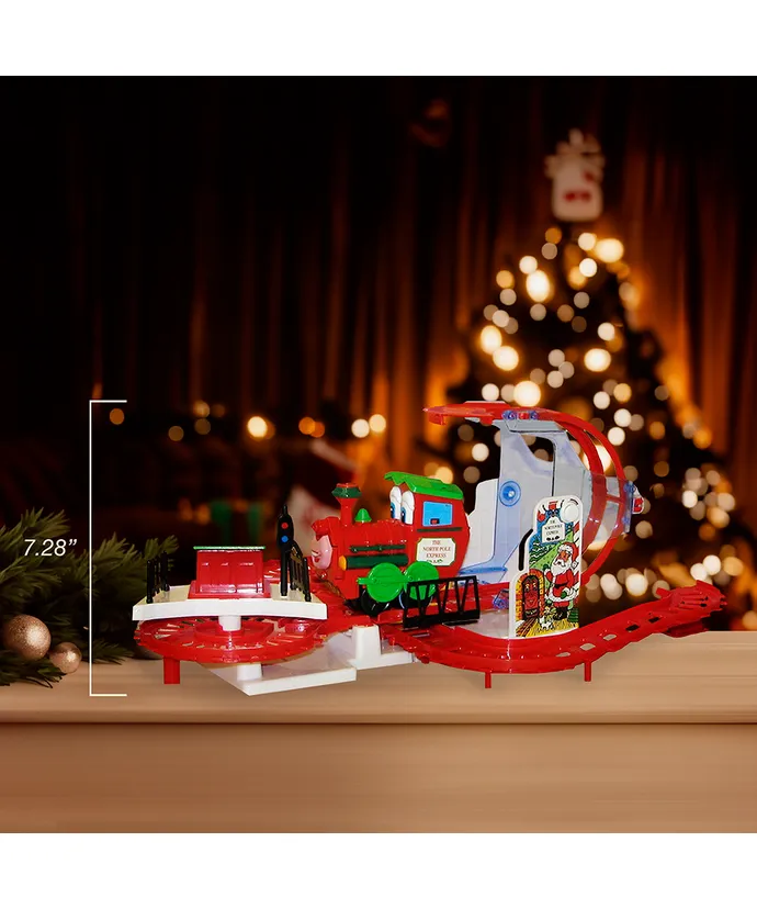 Battery-Operated Musical North Pole Express Train