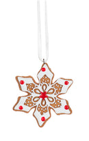 Frosted Snowflake Cookie Ornament -
