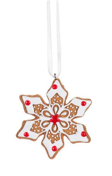 Frosted Snowflake Cookie Ornament -