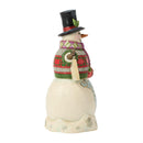 Snowman and Hanging Sign Figurine
