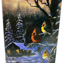 Cardinals Of The Season Single Christmas Card