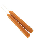 Mole Hollow Taper Pair (Antique Gold) - - The Country Christmas Loft