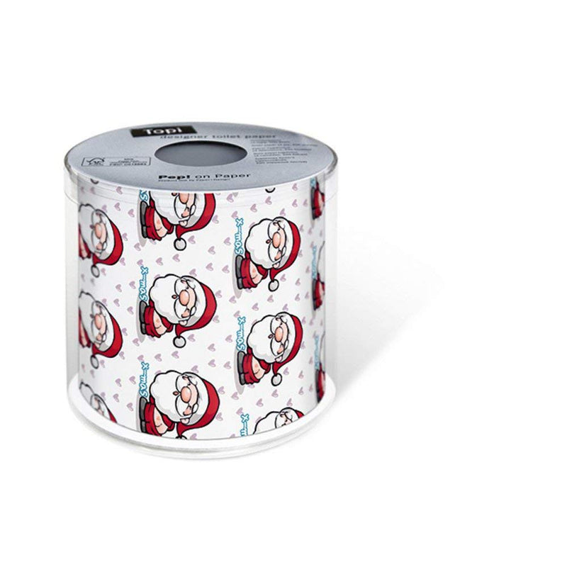 Christmas Design Toilet Paper Roll - Santa Mooning - The Country Christmas Loft