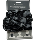 Headband/Scarf Black and White Paisley