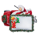 Santa Driving Golf Cart - 11 inch Fabriche