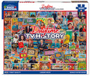 Daytime TV History  - 1000 Piece Jigsaw Puzzle - Toy Shoppe >> Puzzles - by White Mountain Puzzles