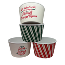 Set of 4 Melamine Popcorn Bowls
