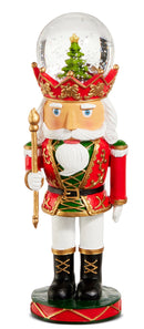 Waterglobe Nutcracker - Red