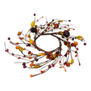 Autumn Pumpkin Candle Ring - 4" opening - Home & Living >> Candles >> Accessories - by Gerson