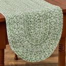 Spice Bin Braided Runner- Mint