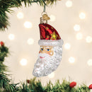 Santa Moon Face Glass Ornament - Christmas >> Ornaments >> Glass - by Old World Christmas - view 5