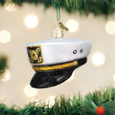 Ship Captain's Cap Ornament - Christmas >> Ornaments >> Occupational - by Old World Christmas - view 4