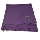Plum Purple Cashmere Scarf