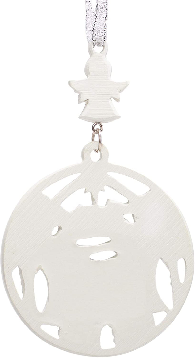 Soft White Angel Nativity Ornament - Baby's First
