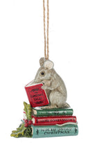 Mouse Storybook Ornament – Holiday Tales - Christmas >> Ornaments >> Animals - by Midwest
