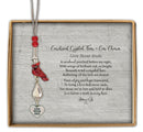Cardinal Crystal Tear  Car Charm