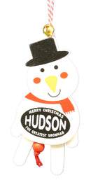 Dancing Wooden Ornament (E - J) -