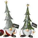 Lighted Metal Gnome Figurine -