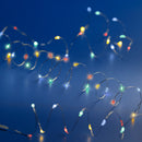 Micro Wire String Lights - 100 LED - Multicolor - Silver Wire