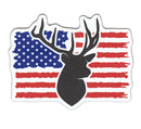 Small Flex Magnet - American Flag Deer - Gift Shoppe >> Magnets - by Sticker Cabana