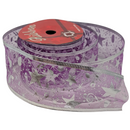 Sheer Wire-edged 2 inch Ribbon - 27 Feet - Lilac