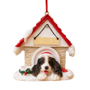 Ceramic Doghouse Ornament - Springer Spaniel - Animals - by E&S Pets - view 2