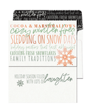 Winter Birch Boxed Cards – Holiday Traditions Typography